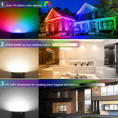 T-SUNUS RGB WiFi LED reflektor 100 W IP66 z aplikacijo