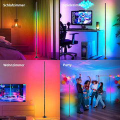 AOUROW 120 cm RGB LED talna svetilka z daljincem in aplikacijo