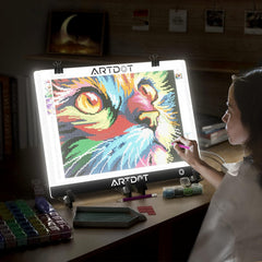 ARTDOT LED svetlobna plošča za delo pri diamantnem slikanju, risanju - A3 format