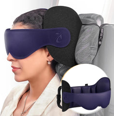 BONAIREST Potovalna blazina z 360° oporo glave in 3D spalno masko