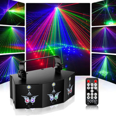 PROPULSION LIFE DMX Disco LED Luč z 9 RGB Lečami