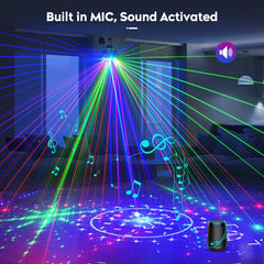 PROPULSION LIFE DMX Disco LED Luč z 9 RGB Lečami