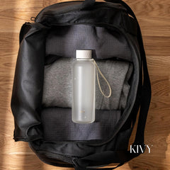 KIVY Tritan steklenica za vodo 650 ml belo-zlata