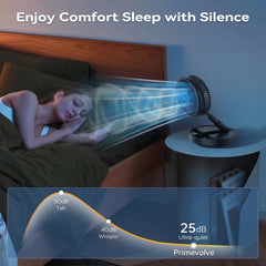 PRIMEVOLVE Rotacijski polnilni USB ventilator