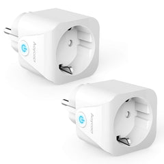 2x AOYCOCR Wi-Fi pametna vtičnica 230 V/10 A z Alexa in Google Home
