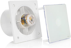 STERR kopalniški ventilator z LED osvetlitvijo in časovnikom 150mm