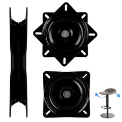 2x AKOLAFE 360° vrtljiva kovinska plošča 154 mm