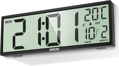 XREXS digitalna stenska ura 37×13,5cm