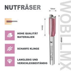 WOBLLMX rezkar s 3 rezili 10×30 mm in 8 mm steblom