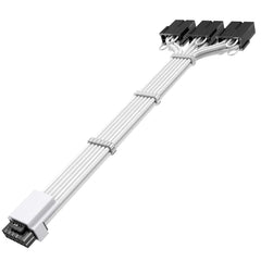 Podaljševalni napajalni kabel za grafično kartico, 16(12+4) pin na 3×8 pin, 30 cm, 600 W