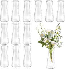 12x CEWROM mini steklena vaza 14cm