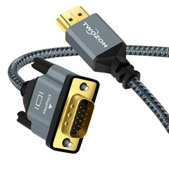 TWOZOH 1080p 60 Hz HDMI v VGA Kabel - 1,5 m
