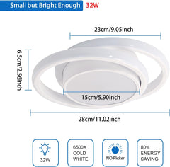COMELY LED stropna svjetiljka 32W 6500K 27cm
