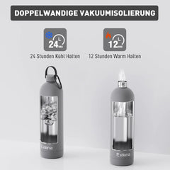 EXLLENA 1,5 l termo steklenica iz nerjavnega jekla