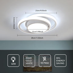 COMELY LED stropna svjetiljka 32W 6500K 27cm