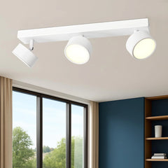 Doughelec LED stropna svetilka s 3 reflektorji 18 W, 3000 K, bela