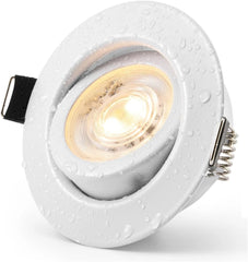 9x HOMEOW 85 mm vgradni LED reflektor 6 W, 3000–6500 K