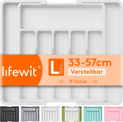LIFEWIT raztegljiv organizator za jedilni pribor za predal