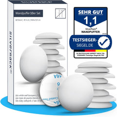9x SILVERRACK Samolepilni silikonski odbojniki za vrata