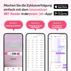 EASY@HOME azalni termometer za nadzor cikla z aplikacijo Premom