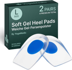 4X YOGAMEDIC silikonski vložki za podporo petam  (40-45)