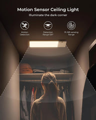 2x FULEN brezžična LED stropna svetilka s senzorjem gibanja