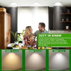 12x JAENMSA 84mm vgradni LED reflektor