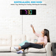 Sukeen Digitalna stenska ura z daljinskim upravljanjem