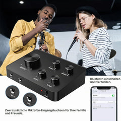 VOIJUMP komplet 2 brezžičnhi UHF mikrofonov z sprejemnikom