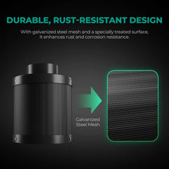 Mars Hydro filter z aktivnim ogljem 100 mm za nadzor vonjav