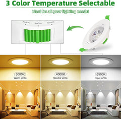 6x LURICO LED vgradni stropni reflektor 5W