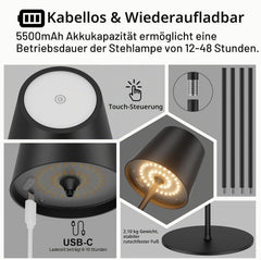 COINMIT brezžična LED talna svetilka 3000–6000K IP54