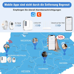 DAYTEE SOS klicni sistem WiFi Tuya s sprejemnikom