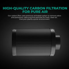 Mars Hydro filter z aktivnim ogljem 100 mm za nadzor vonjav