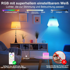 4x ILC pametna LED žarnica E27 RGB+CCT