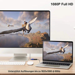 2x DigitConvert HDMI na VGA adapter, črn