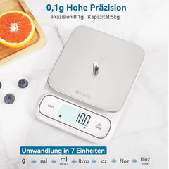 BOMATA vodoodporna kuhinjska tehtnica do 5 kg