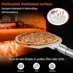 HOMIKIT perforirana lopatica za pico 17,8 cm z ročajem do 106,9 cm