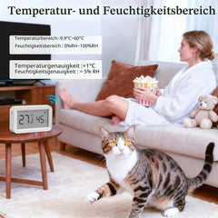 CHATTHEN Wi-Fi termometer in higrometer z LCD-zaslonom