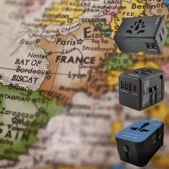 NANOLAKE univerzalni potovalni adapter EU/UK/US/AUS