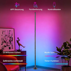 AOUROW 120 cm RGB LED talna svetilka z daljincem in aplikacijo