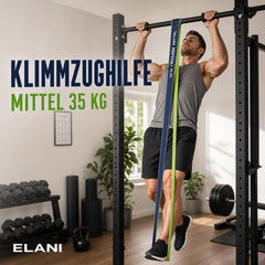 3x ELANI uporovni trak za vadbo 25/35/45kg iz naravnega lateksa