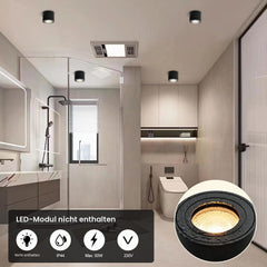 4x KYOTECH nadgradno stropno ohišje za LED modul Ø80×65mm