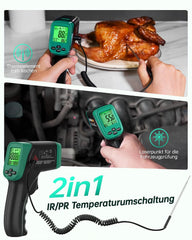 ERICKHILL infrardeči termometer s sondo –50 do 800 °C