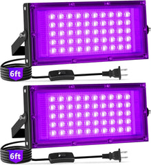 2x YAYIT 50 W LED UV reflektor IP66