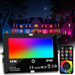 HEKEE 40 W RGBW LED reflektor IP66 z daljincem