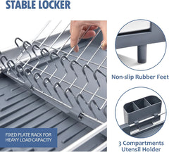 KINGRACK raztegljiv aluminijast odcejalnik za posodo