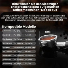 IKAPE 58 mm brezdna ročka za espresso kavomate