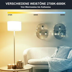4x DUSKTEC nastavljiva pametna LED žarnica E27 12W 1000lm