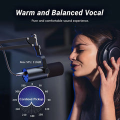 TONOR dinamični USB/XLR mikrofon z roko